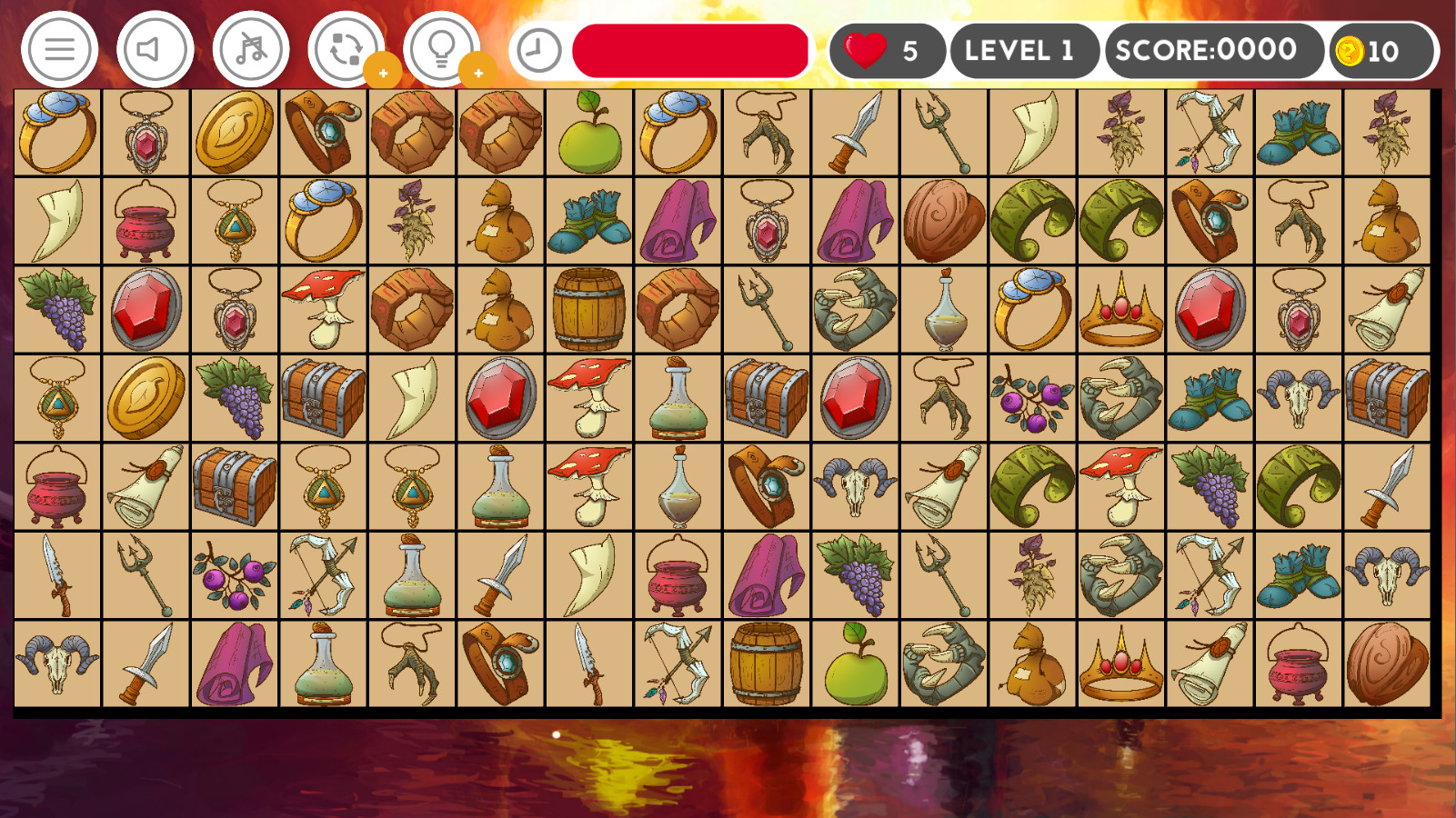 Pair Matching Puzzle Connect screenshot 1