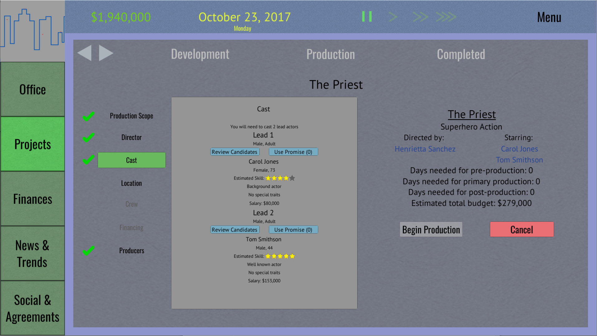 Tinseltown Tycoon screenshot 8