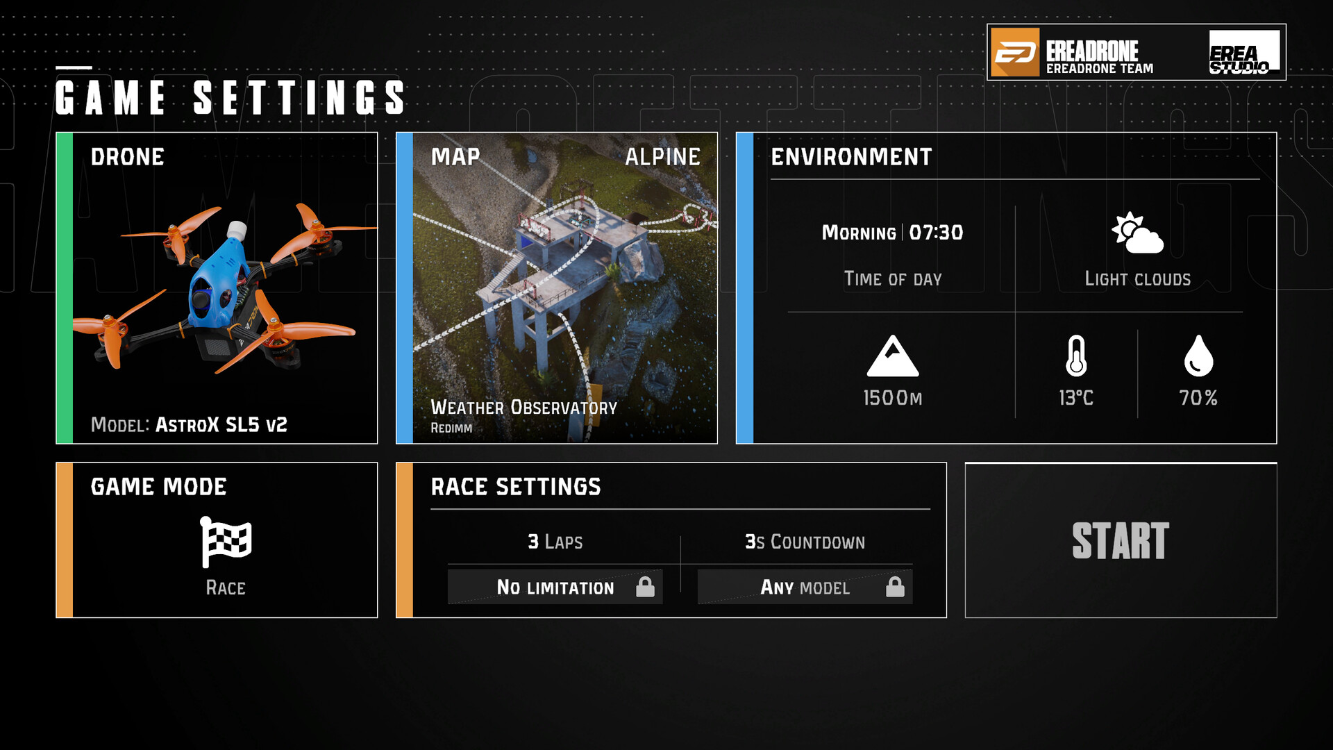 EreaDrone : FPV Drone Simulator screenshot 14