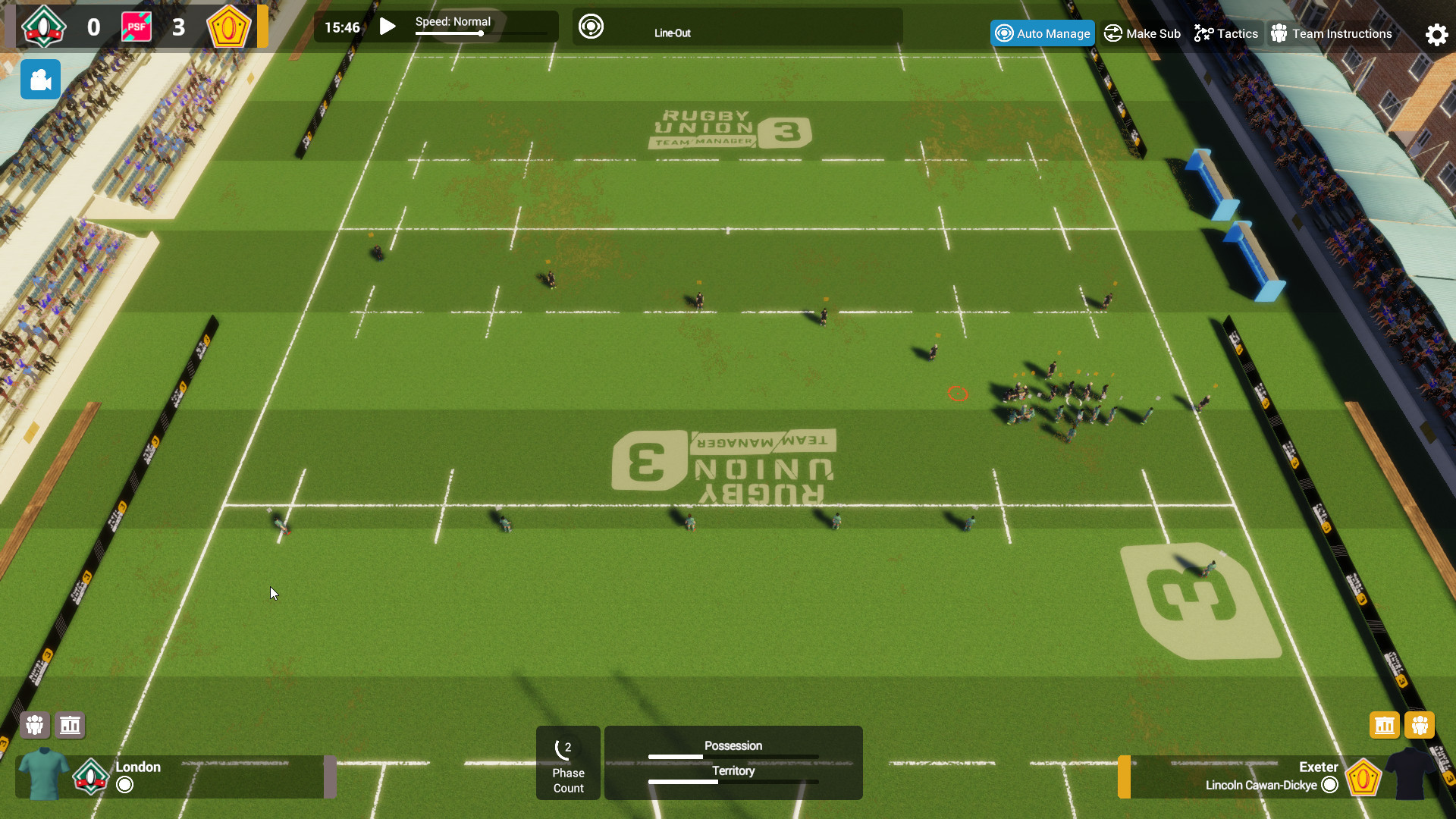 Rugby Union Team Manager 3 screenshot 8