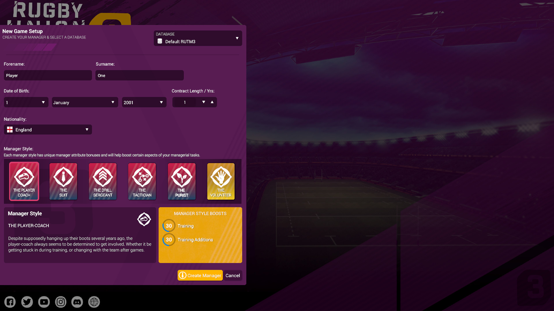 Rugby Union Team Manager 3 screenshot 23