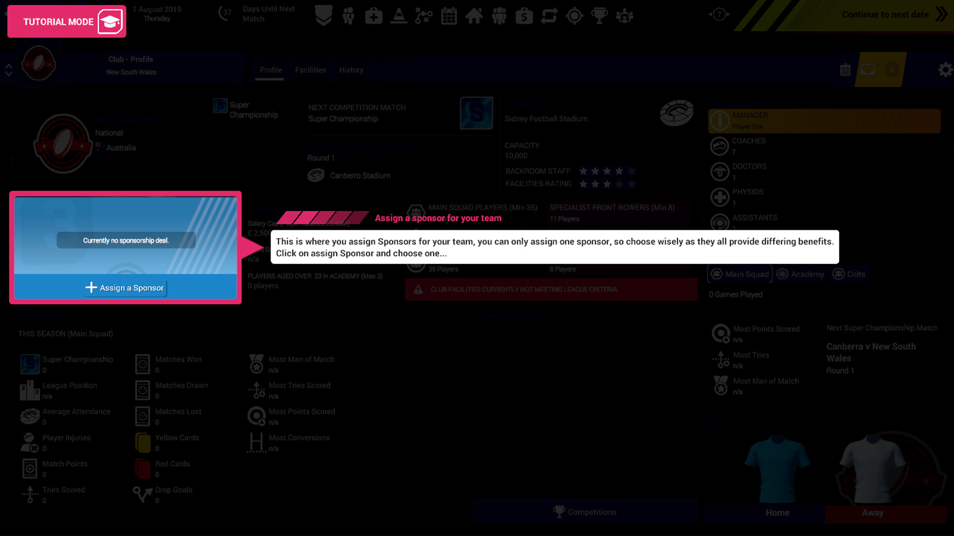 Rugby Union Team Manager 3 screenshot 18