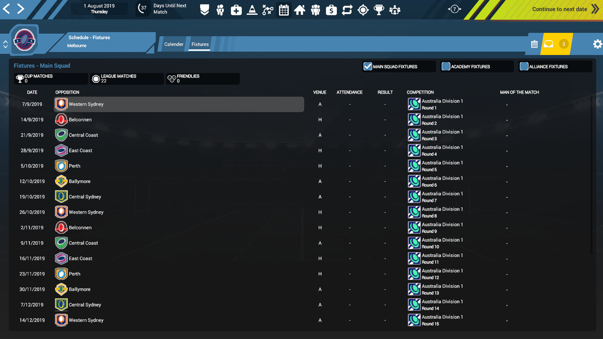 Rugby Union Team Manager 3 screenshot 22