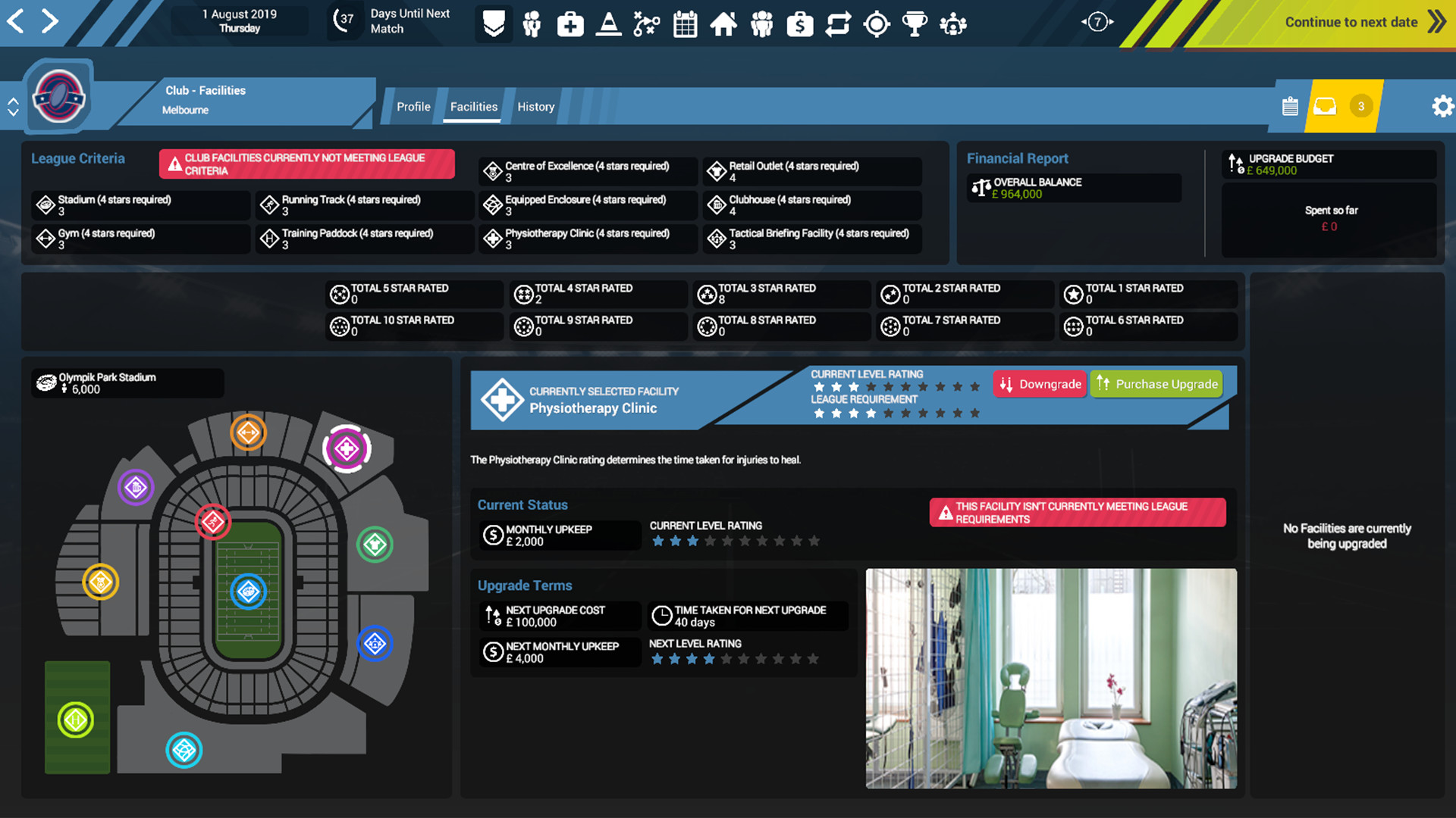 Rugby Union Team Manager 3 screenshot 4