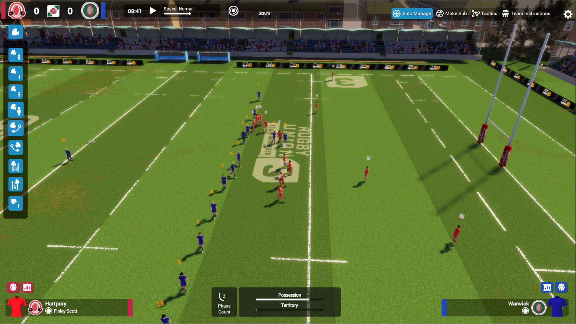 Rugby Union Team Manager 3 screenshot 2