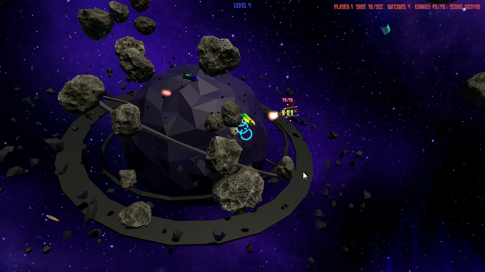 Asteroids 44 (For Four) screenshot 3
