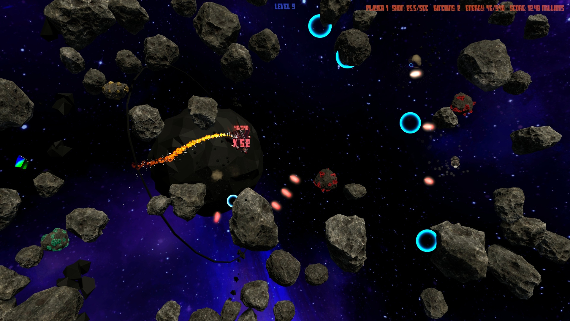 Asteroids 44 (For Four) screenshot 4