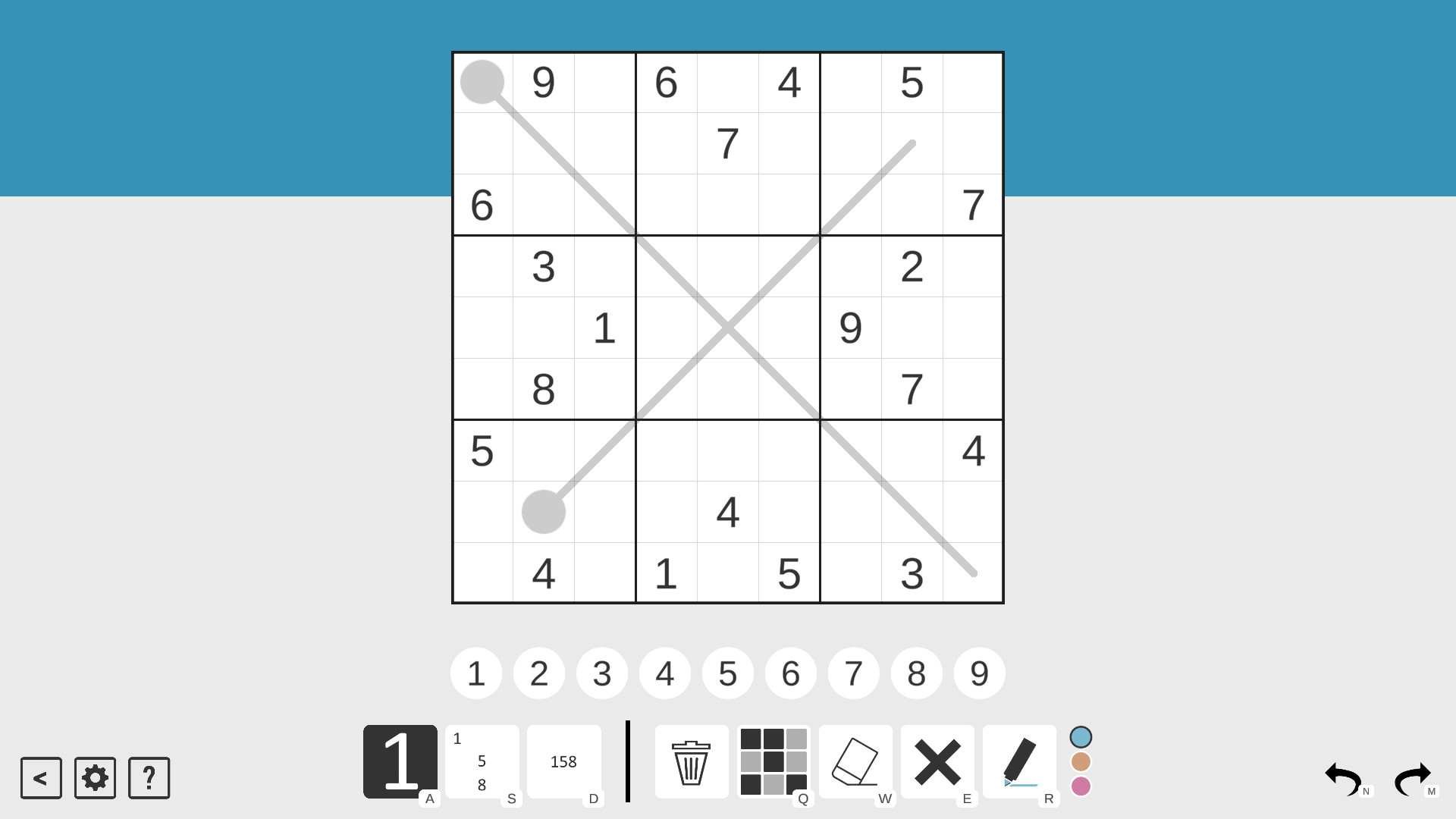 Thermo Sudoku screenshot 5