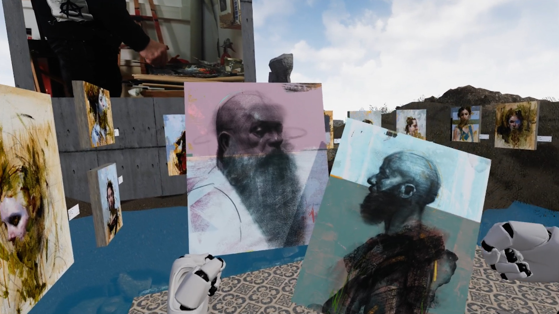 VR-NISSAGE 3 - John Wentz Art Exhibition screenshot 3