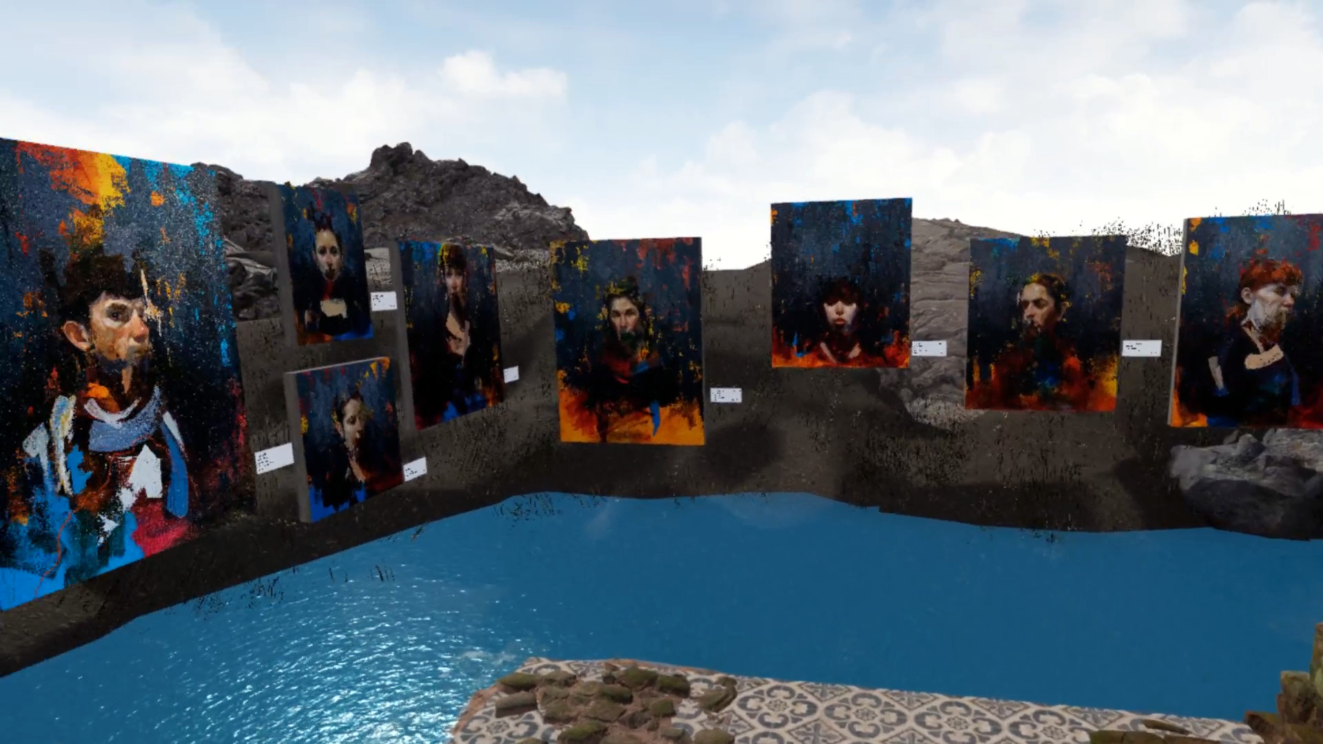 VR-NISSAGE 3 - John Wentz Art Exhibition screenshot 6