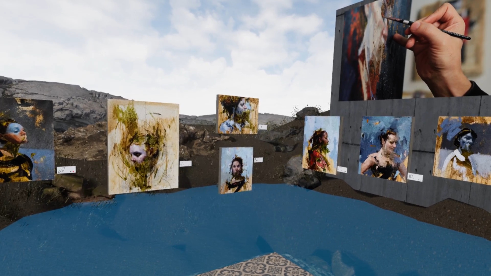 VR-NISSAGE 3 - John Wentz Art Exhibition screenshot 1