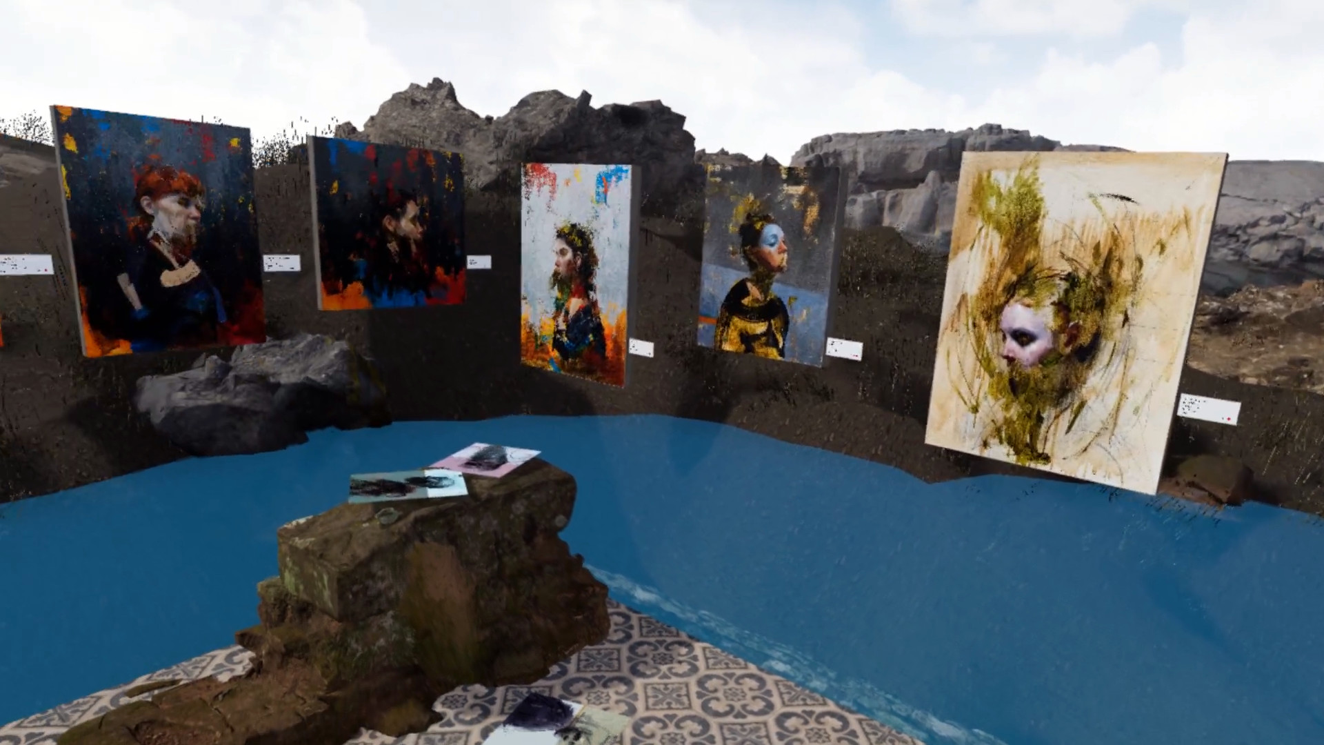 VR-NISSAGE 3 - John Wentz Art Exhibition screenshot 4