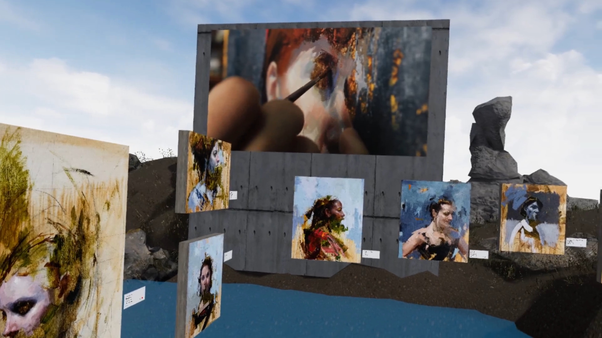 VR-NISSAGE 3 - John Wentz Art Exhibition screenshot 8