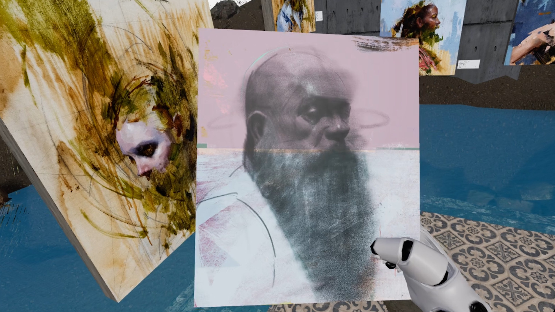 VR-NISSAGE 3 - John Wentz Art Exhibition screenshot 5