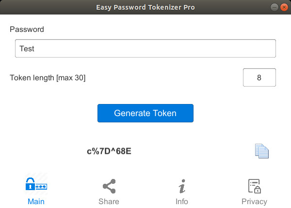 Easy Password Tokenizer Pro screenshot 2