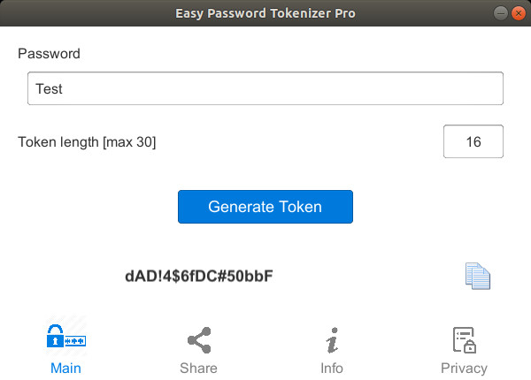 Easy Password Tokenizer Pro screenshot 3