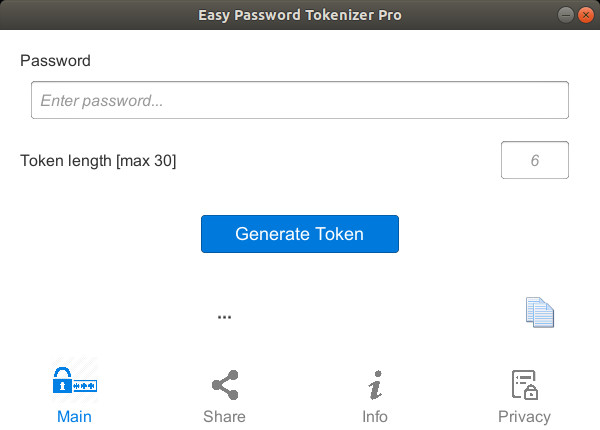 Easy Password Tokenizer Pro screenshot 1