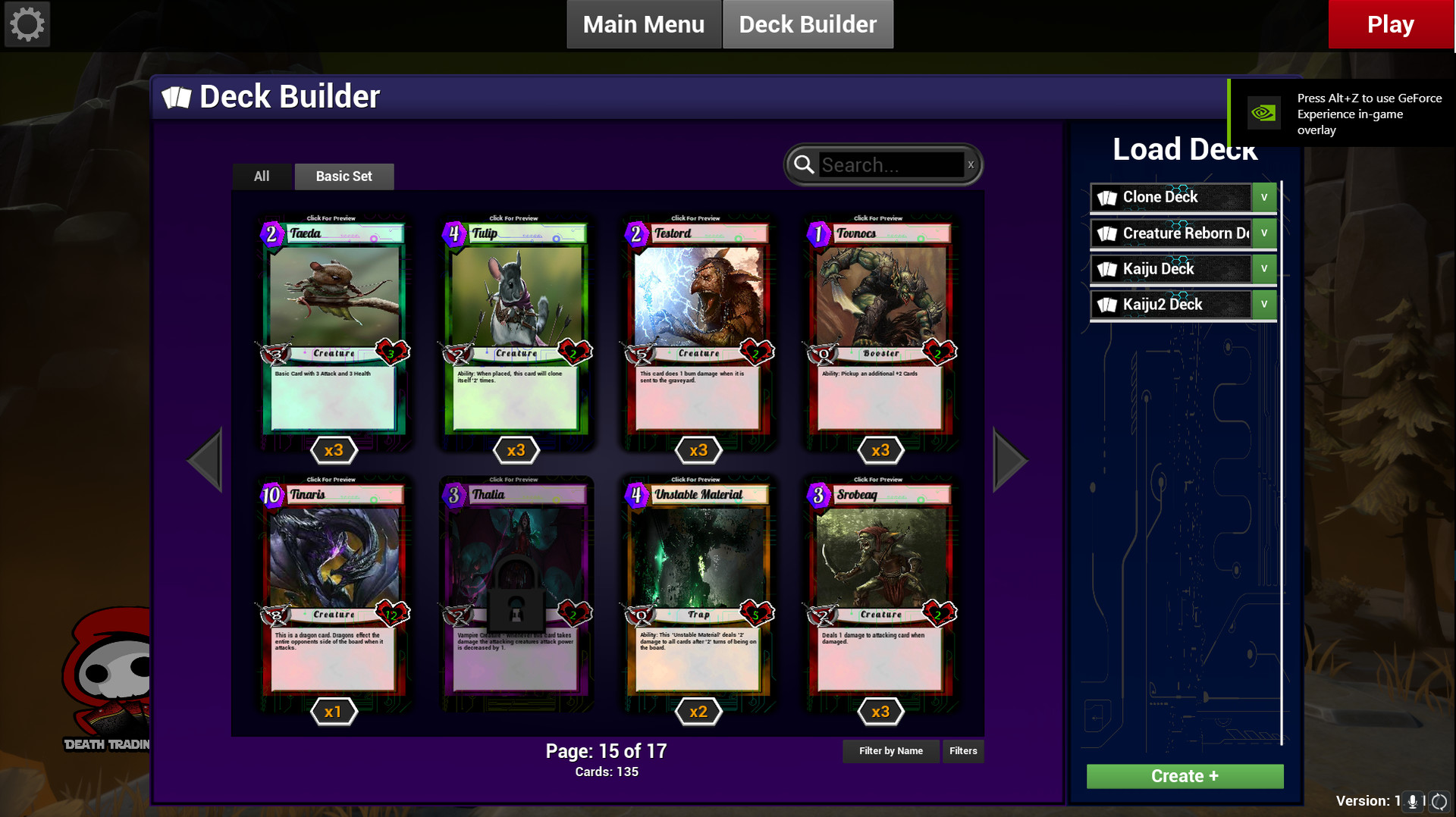 Death Trading Card Game screenshot 5