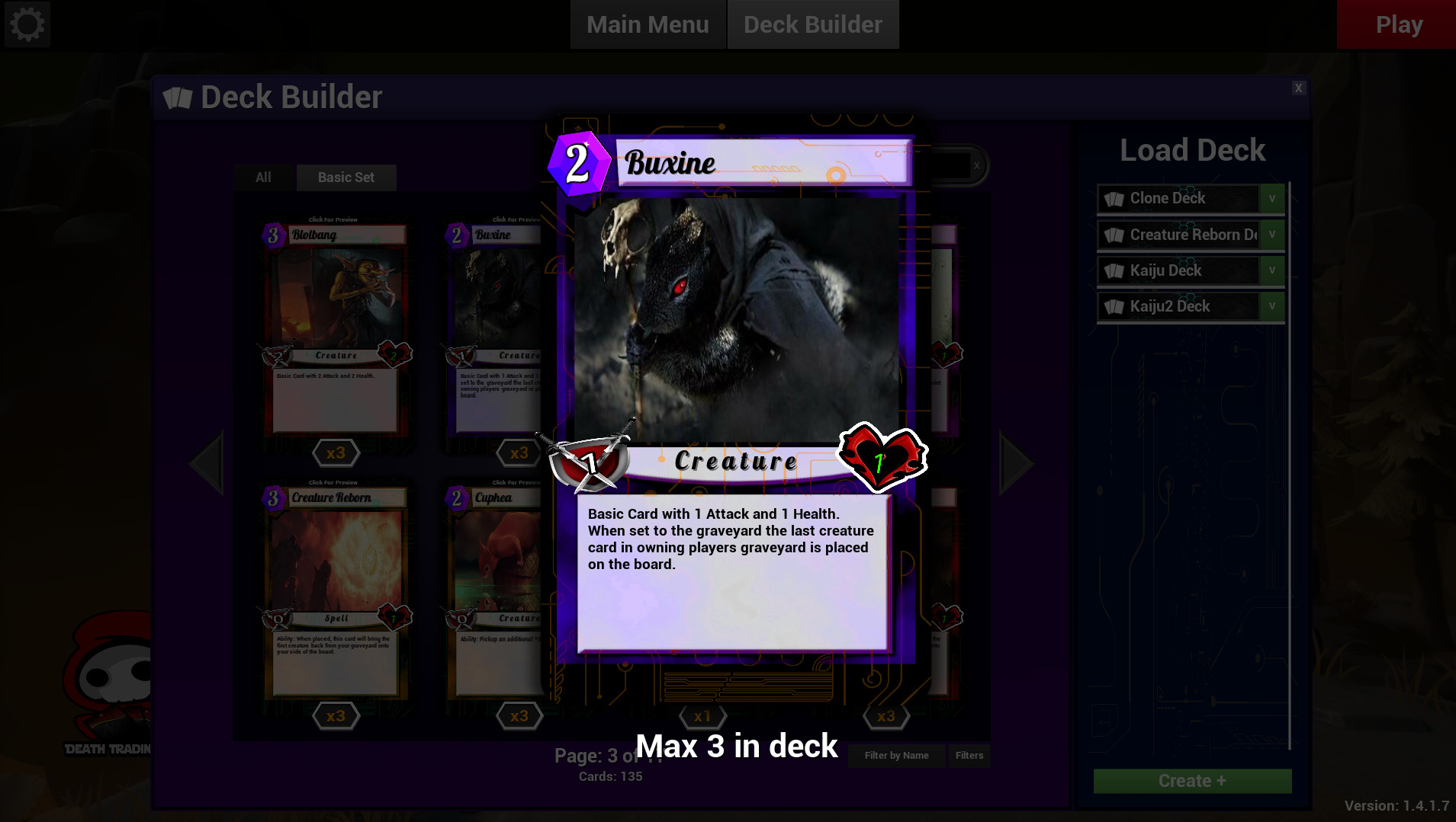 Death Trading Card Game screenshot 4