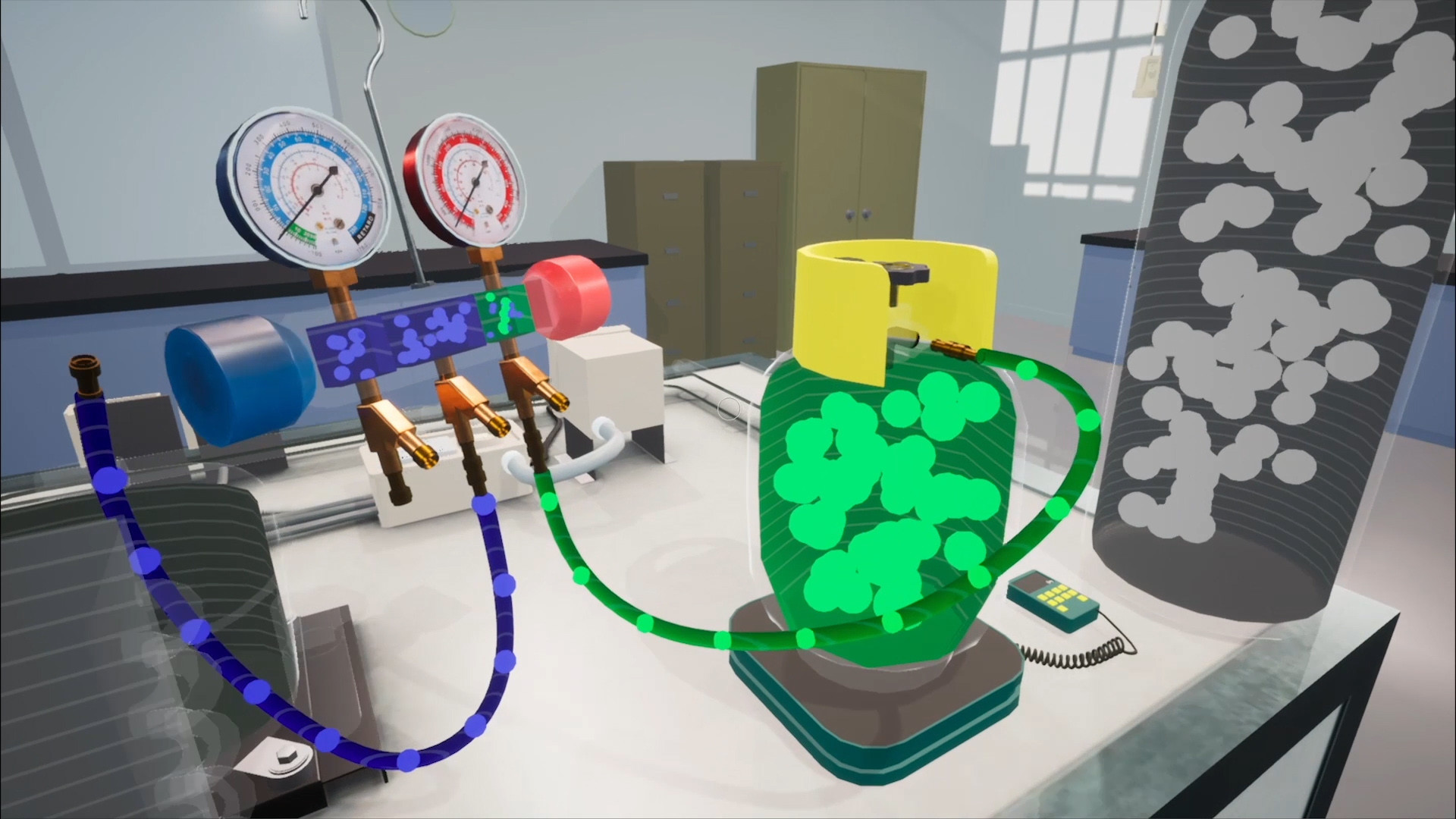 Refrigerant Recovery Simulation screenshot 4
