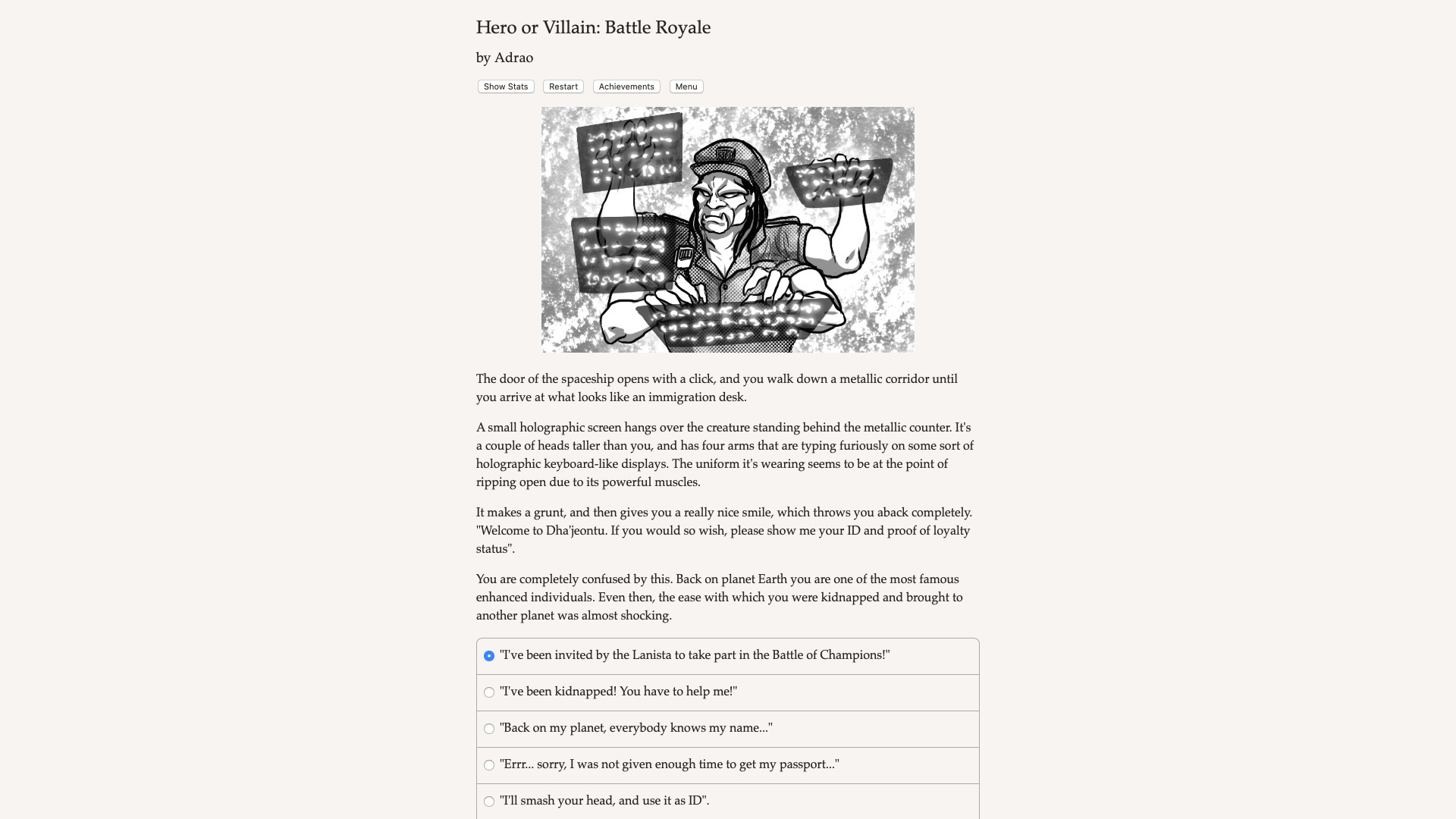 Hero or Villain: Battle Royale screenshot 1
