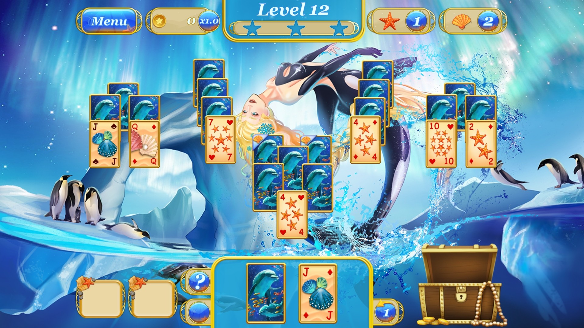 Maidens of the Ocean Solitaire screenshot 3