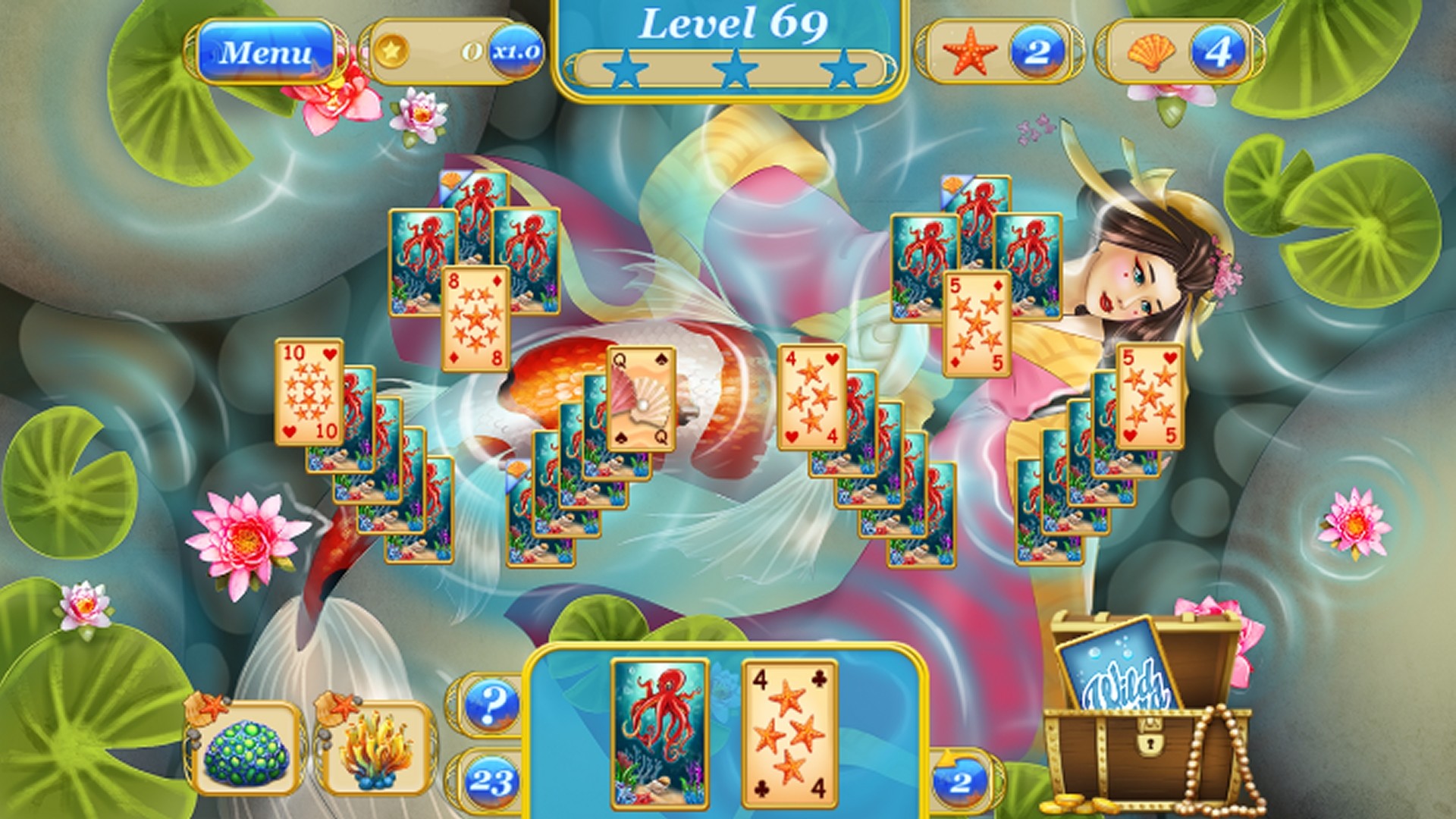 Maidens of the Ocean Solitaire screenshot 5