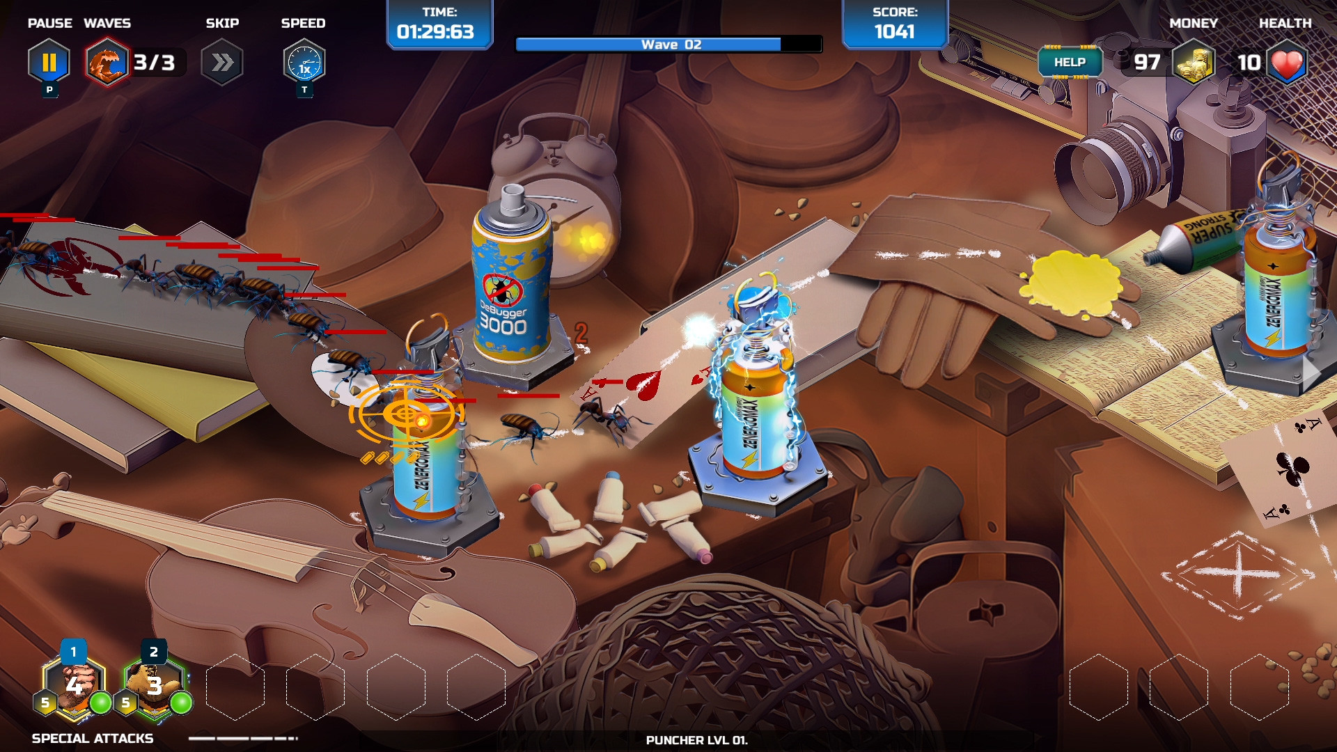 Bugvasion TD screenshot 1
