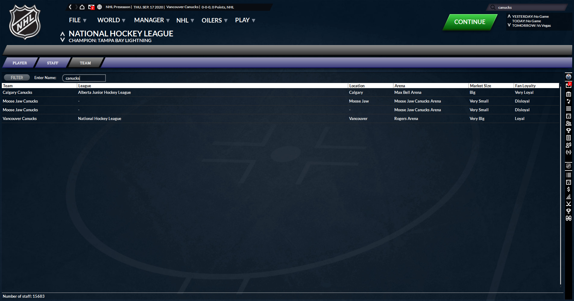 Franchise Hockey Manager 7 screenshot 4