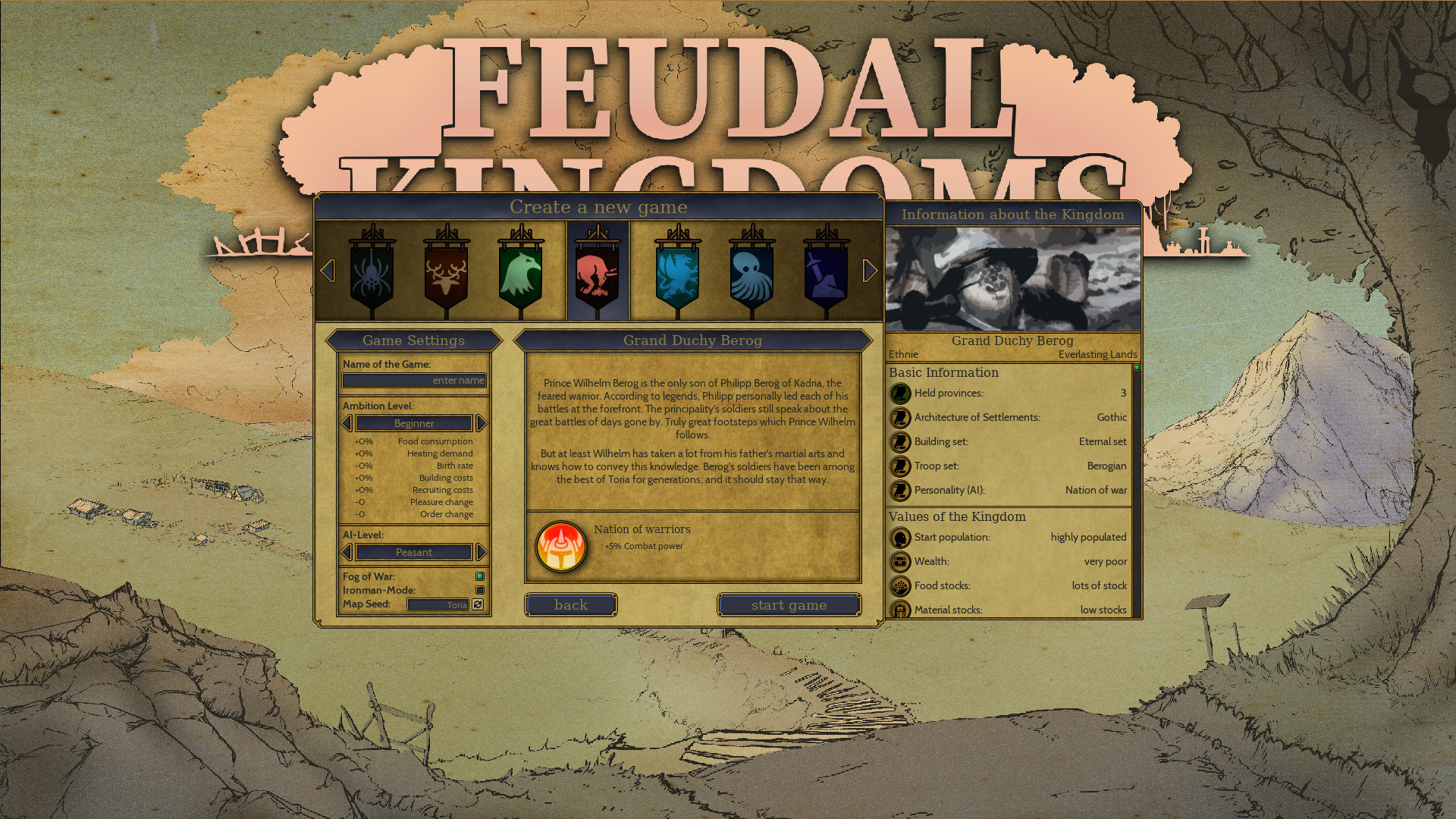 Feudal Kingdoms screenshot 1