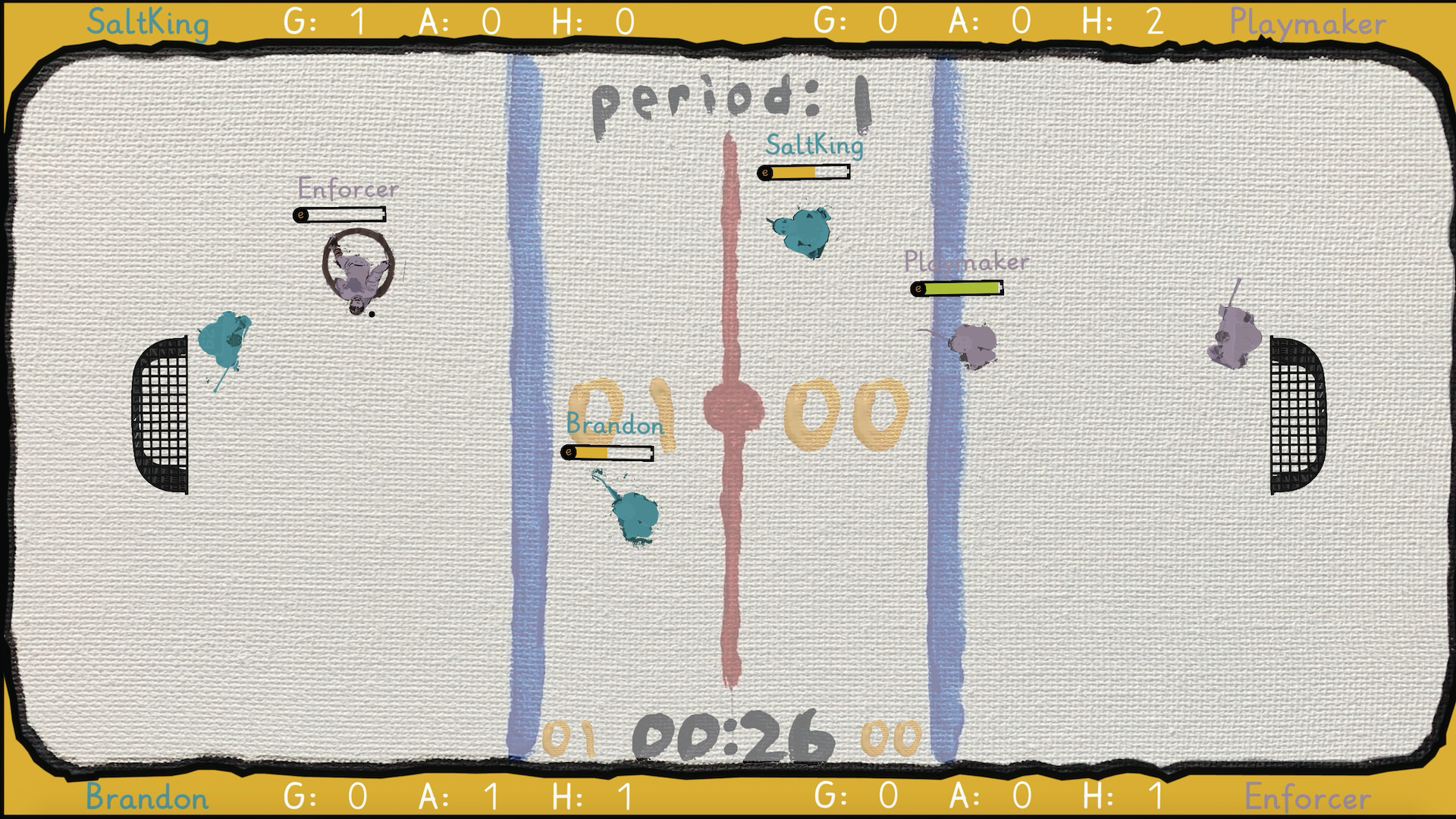 Canvas Hockey screenshot 1