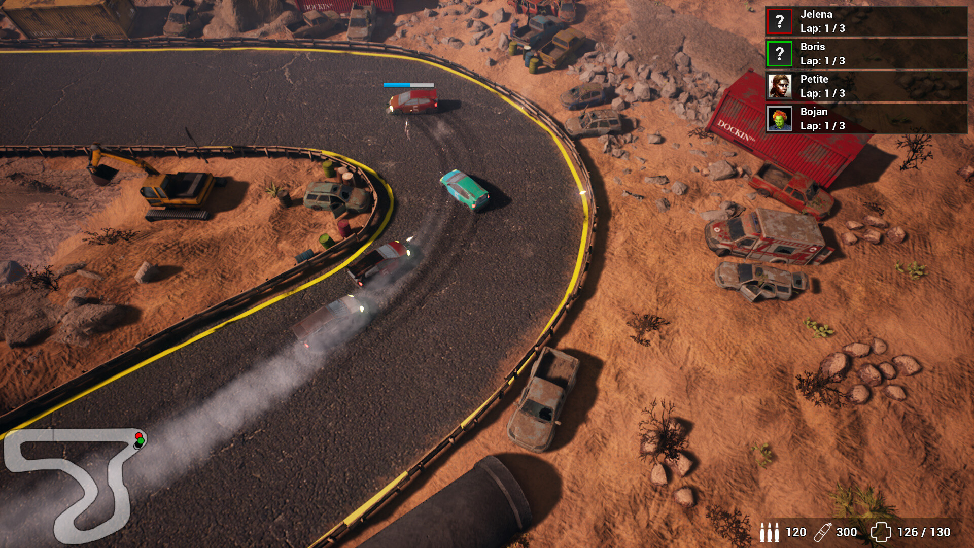 Barely Racing screenshot 1