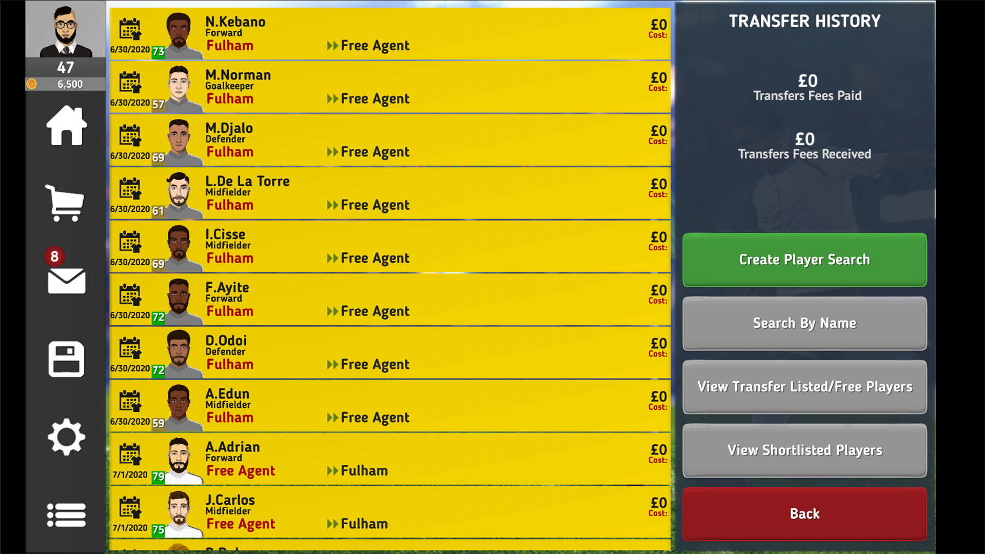 Club Soccer Director 2021 screenshot 11