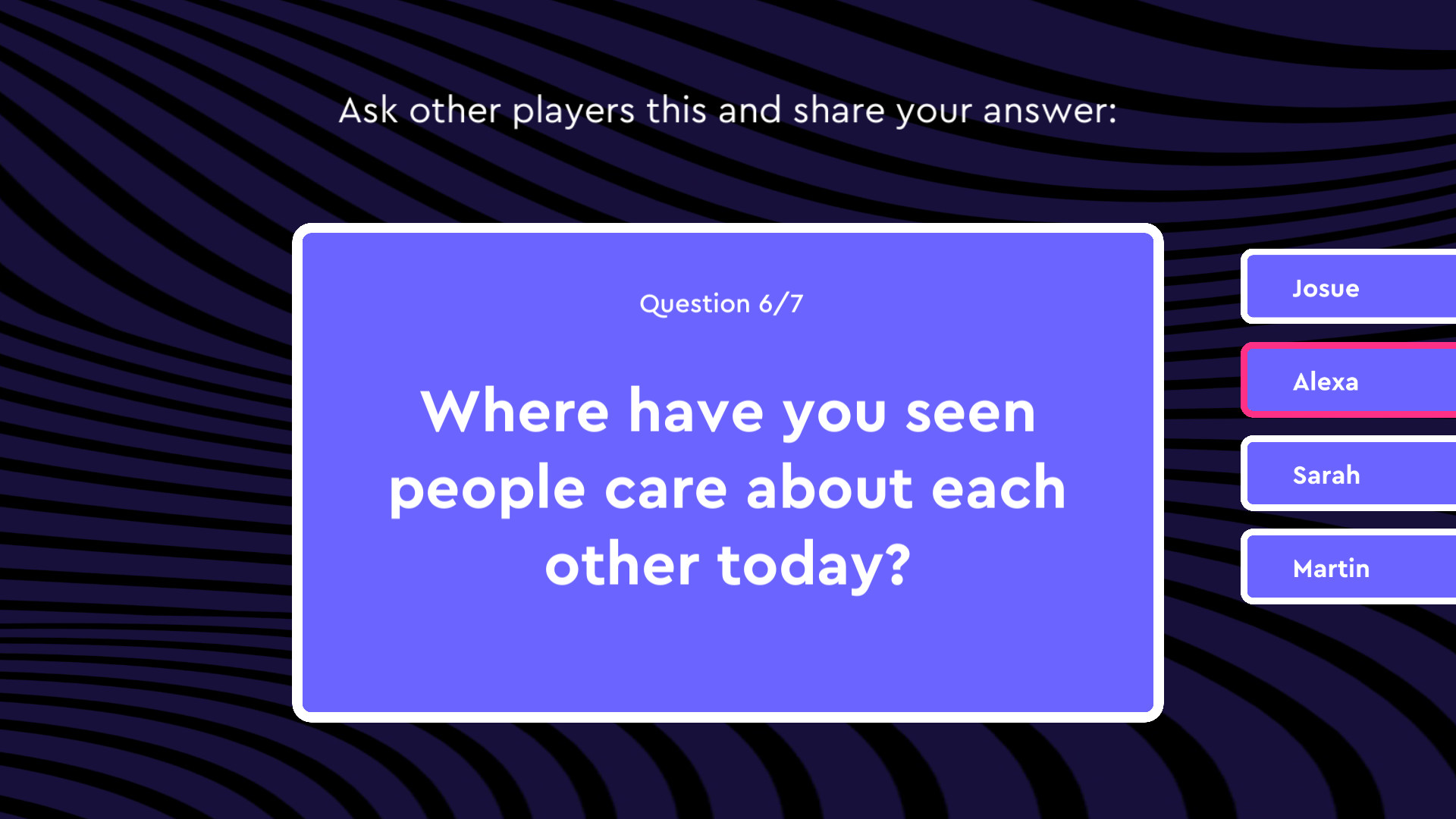 Wild Honesty: A party game for deeper conversations screenshot 7