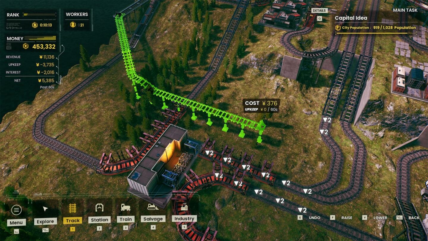 RAILGRADE screenshot 1