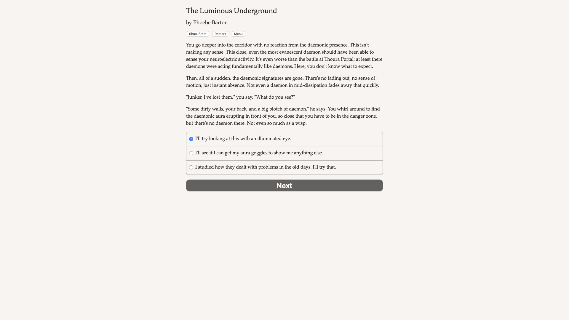 The Luminous Underground screenshot 2