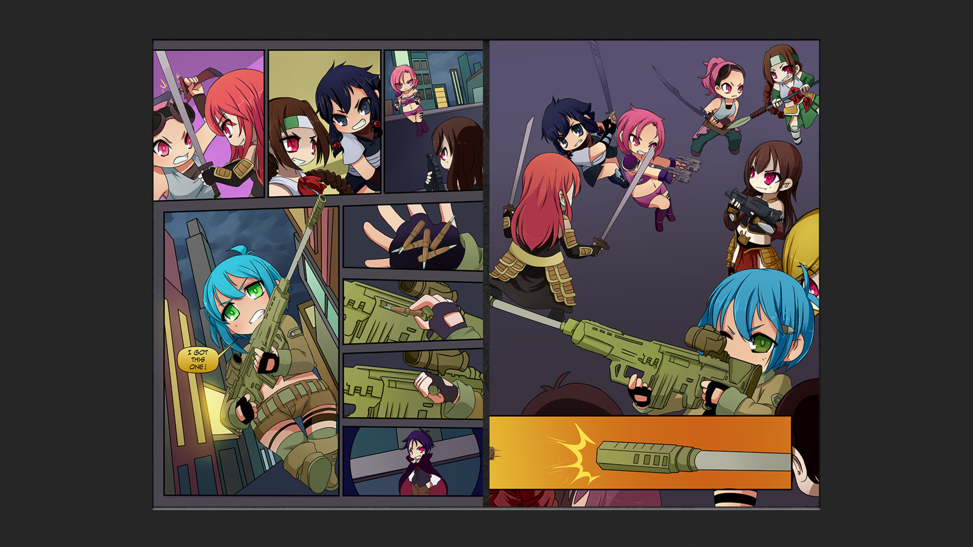 Chibi Wars Kinetic Novel screenshot 4