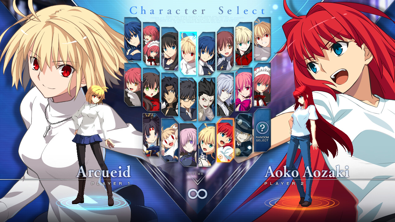 MELTY BLOOD: TYPE LUMINA screenshot 1