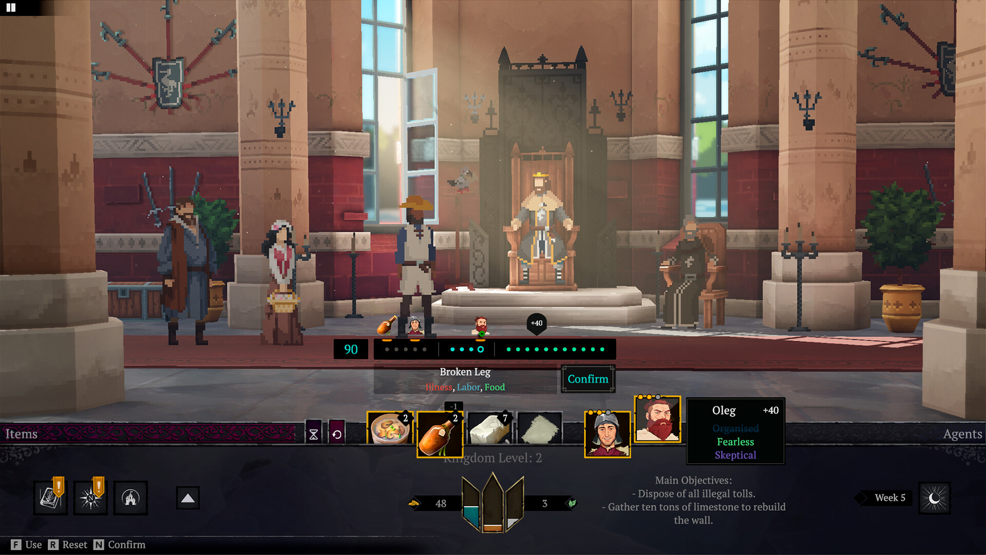 Yes, Your Grace 2: Snowfall screenshot 1
