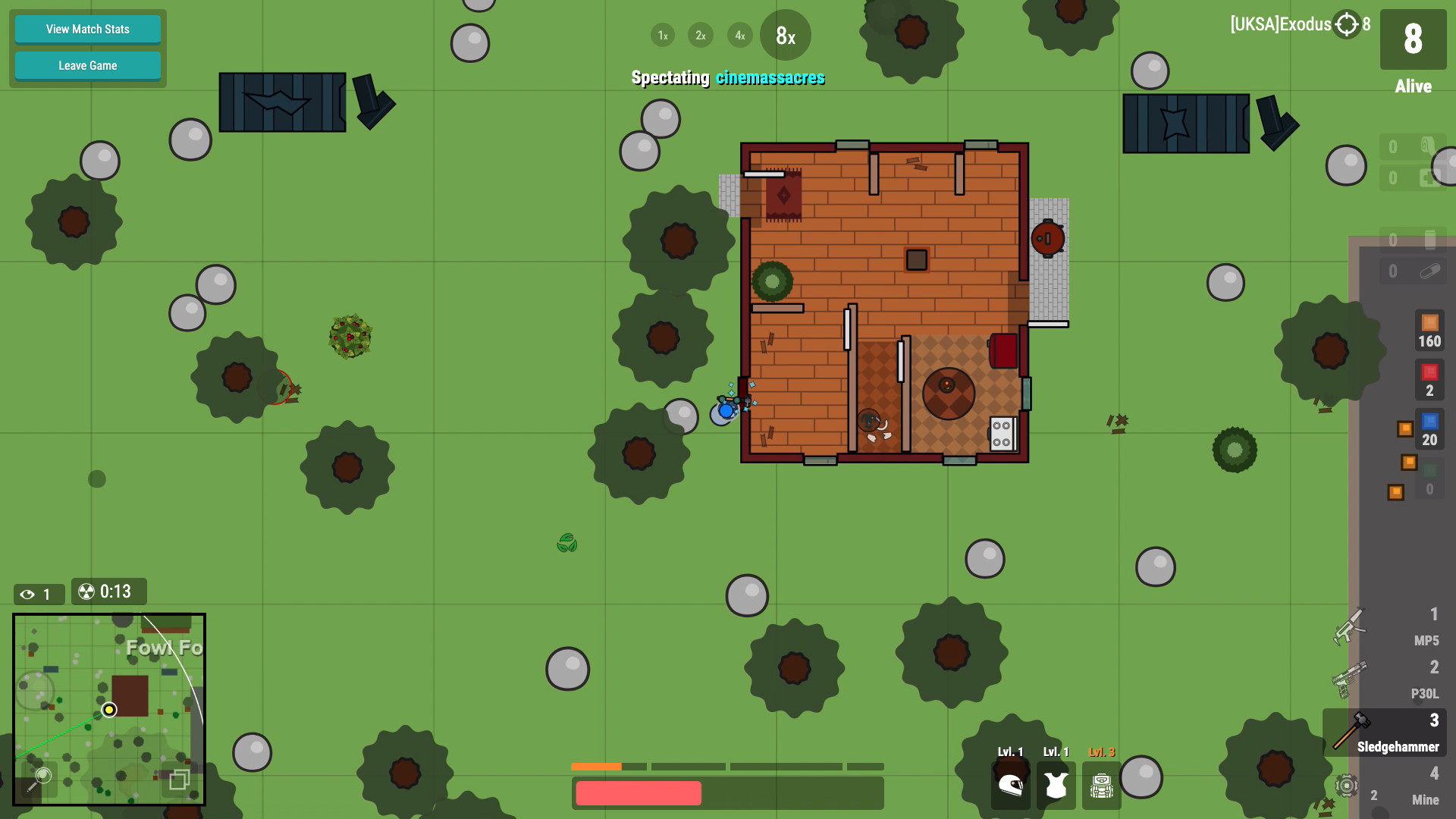 Surviv.io - 2D Battle Royale screenshot 2