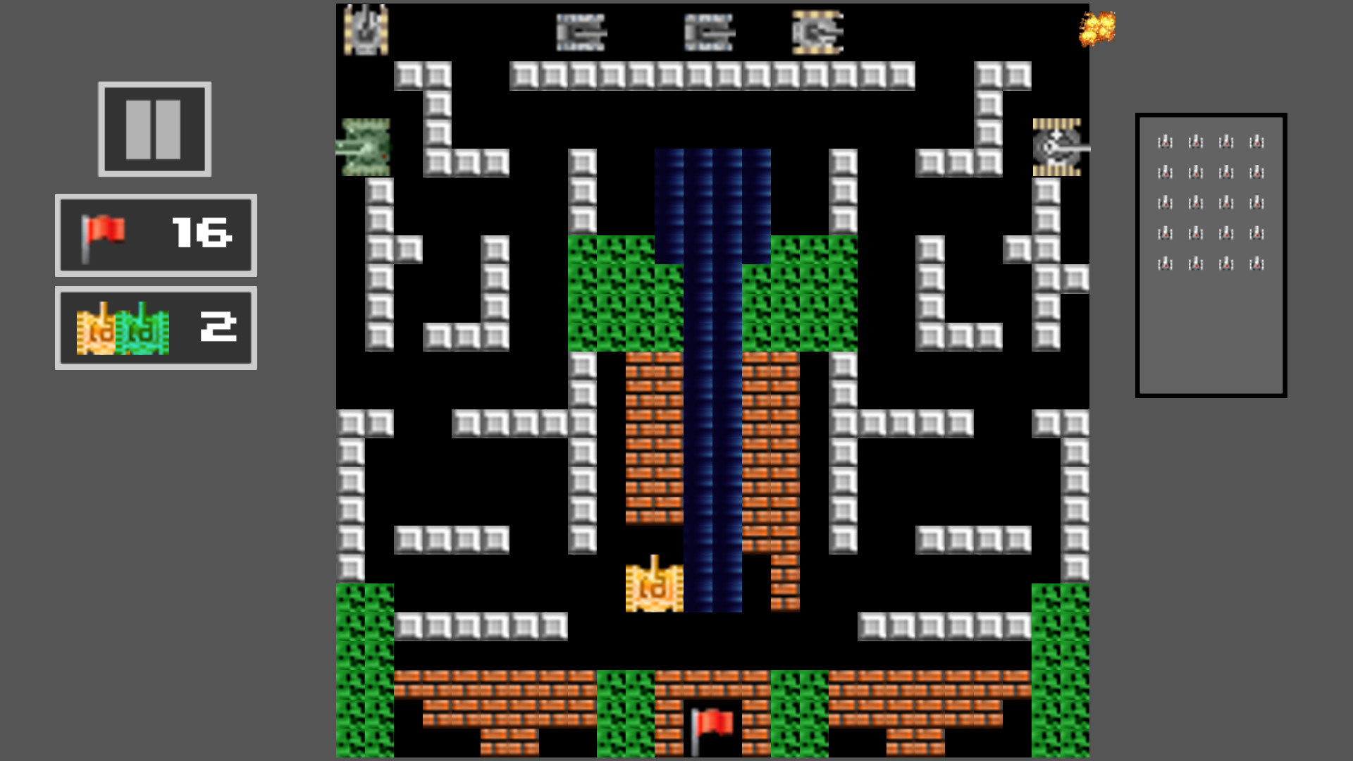 Tank Shoot 2D - Battle to save City Flag screenshot 17