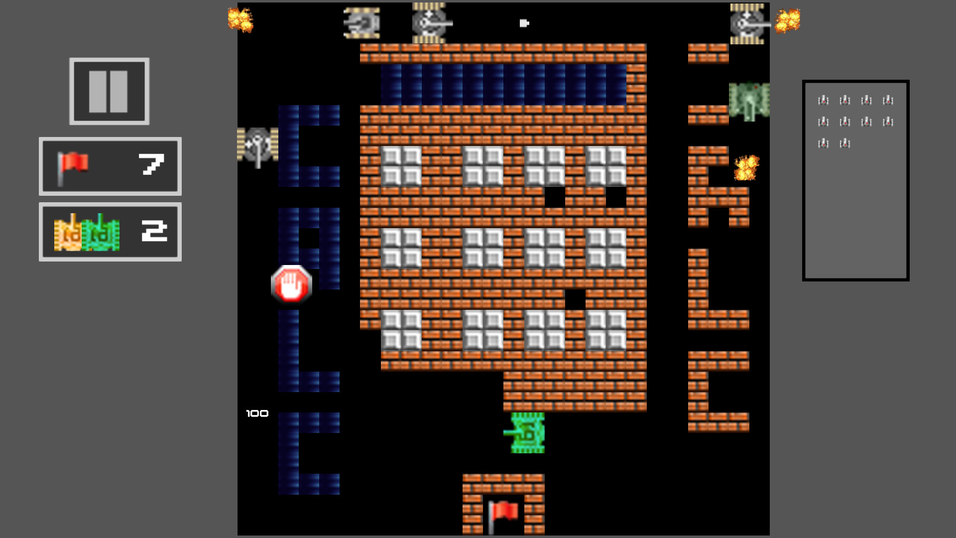 Tank Shoot 2D - Battle to save City Flag screenshot 7