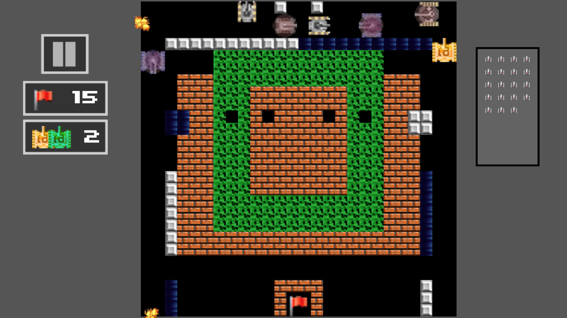 Tank Shoot 2D - Battle to save City Flag screenshot 16