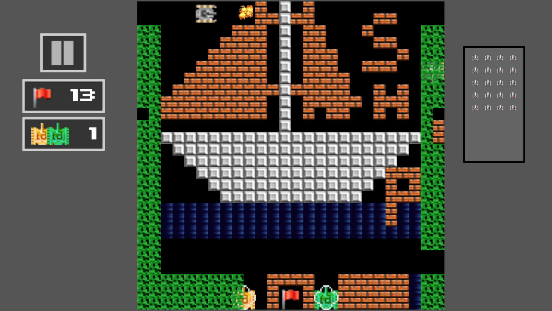 Tank Shoot 2D - Battle to save City Flag screenshot 14