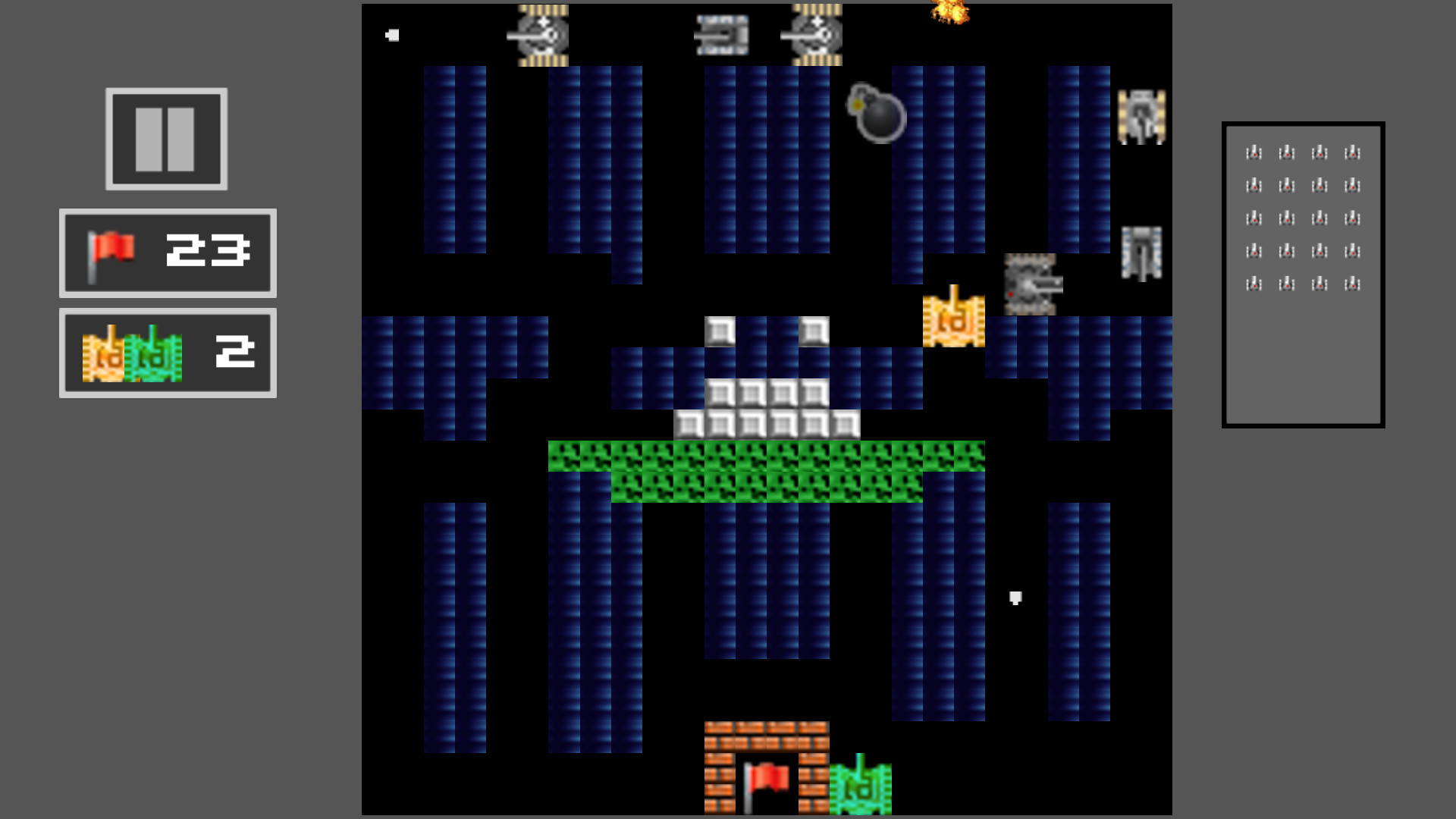 Tank Shoot 2D - Battle to save City Flag screenshot 22