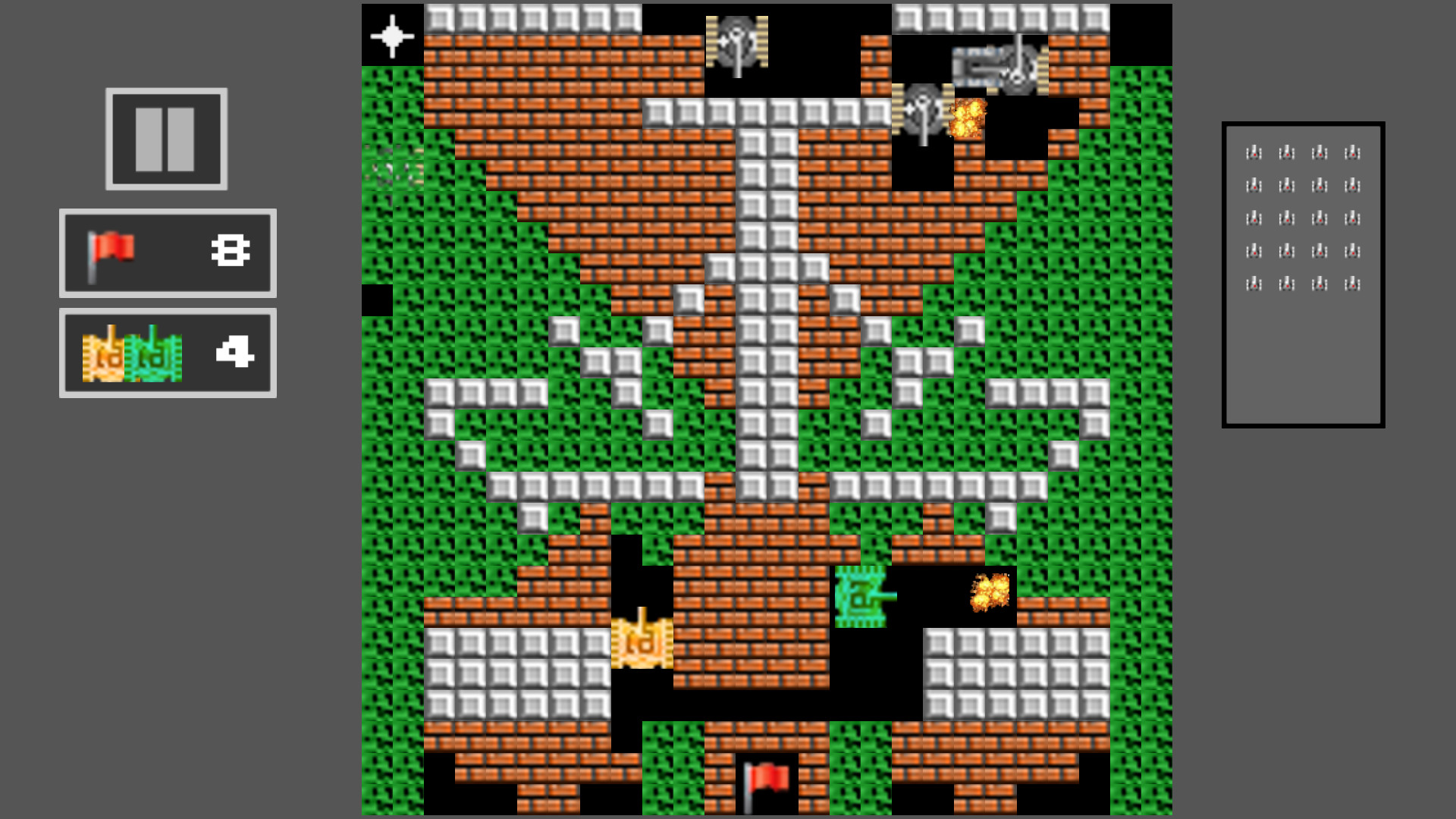 Tank Shoot 2D - Battle to save City Flag screenshot 9