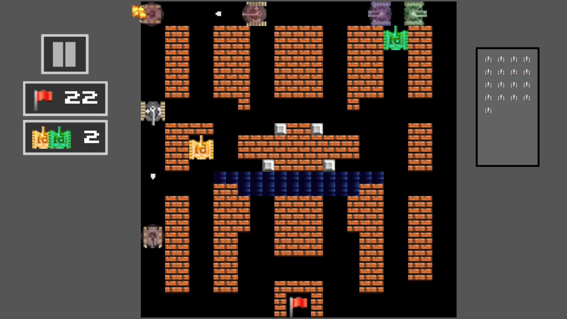 Tank Shoot 2D - Battle to save City Flag screenshot 21