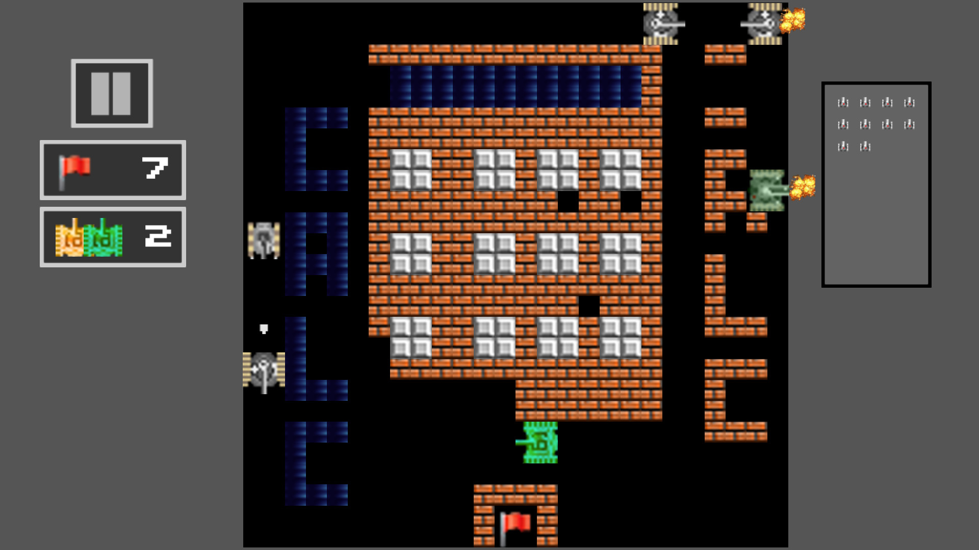 Tank Shoot 2D - Battle to save City Flag screenshot 8