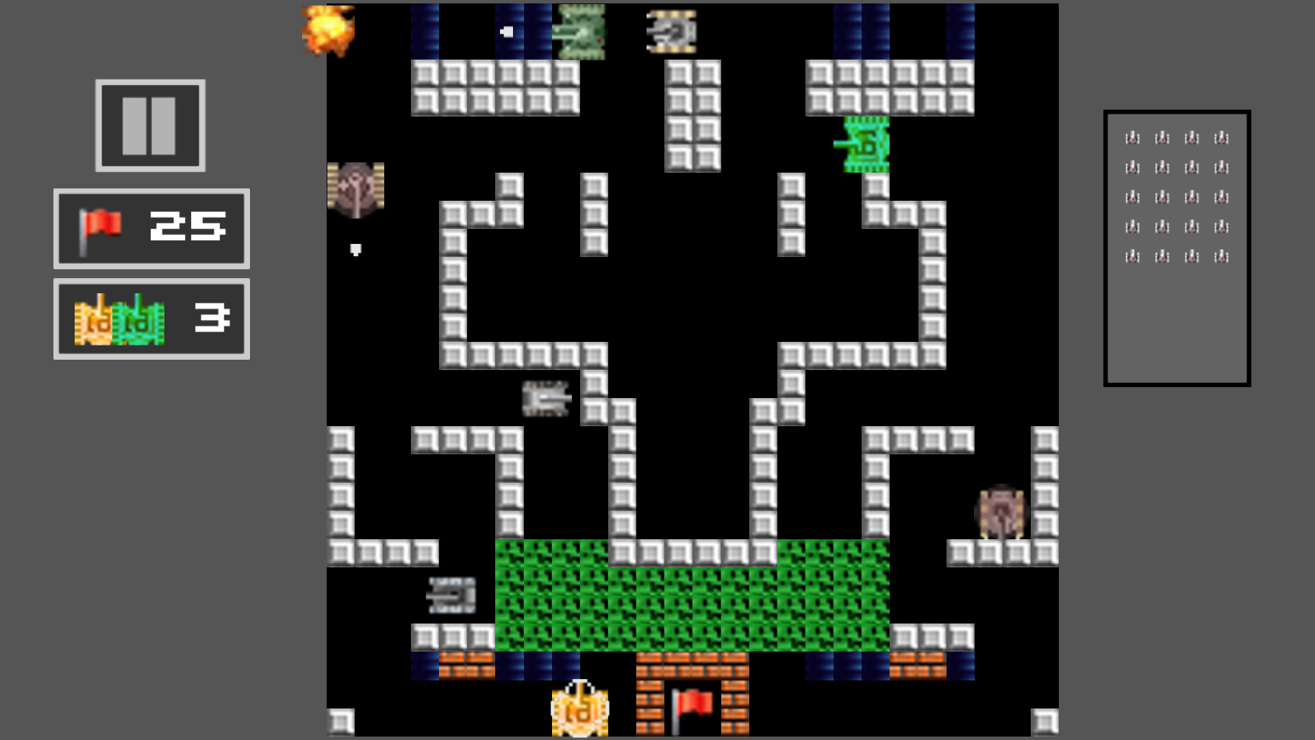 Tank Shoot 2D - Battle to save City Flag screenshot 24