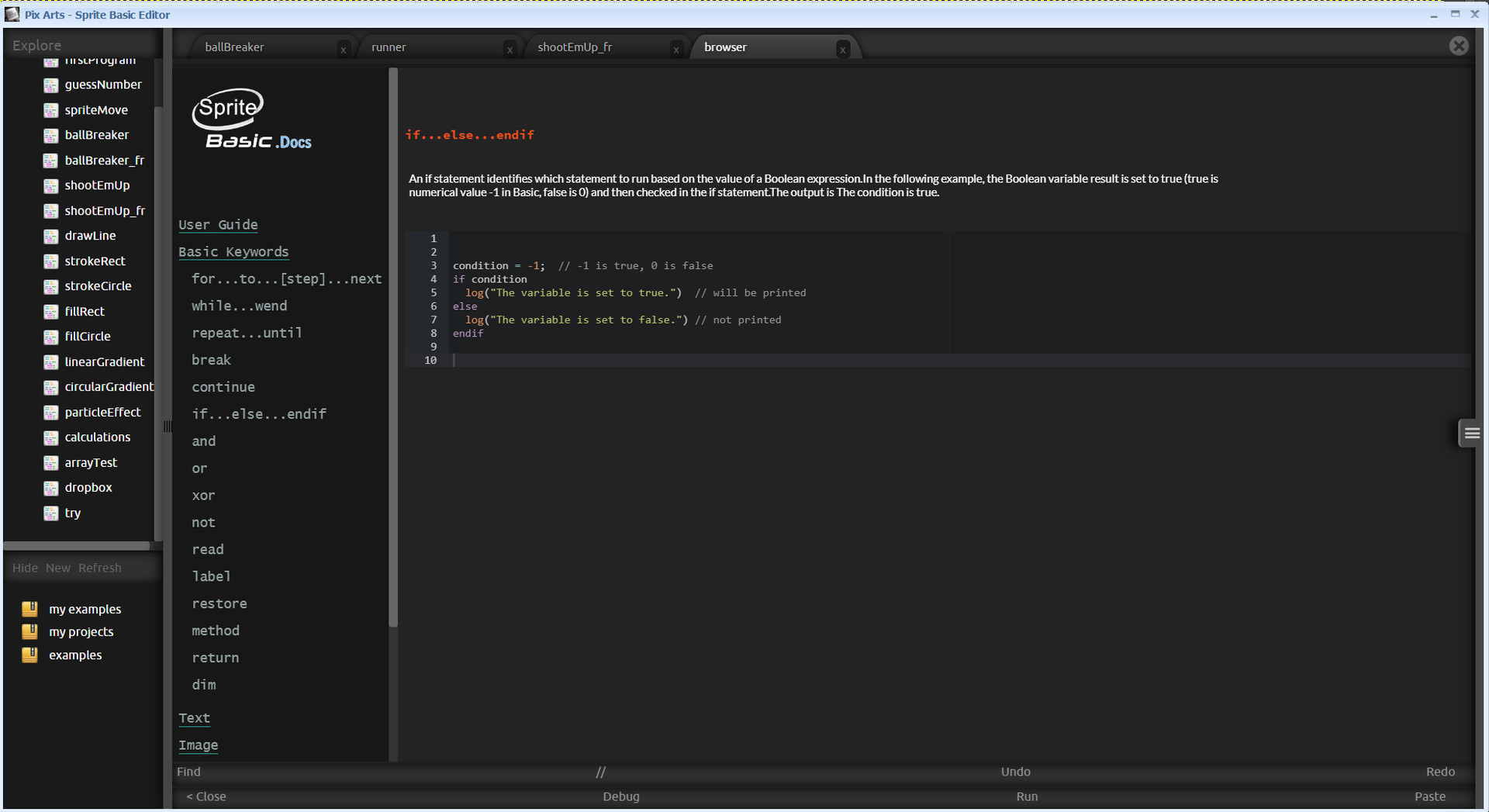 Sprite Basic 2 Game Engine screenshot 4